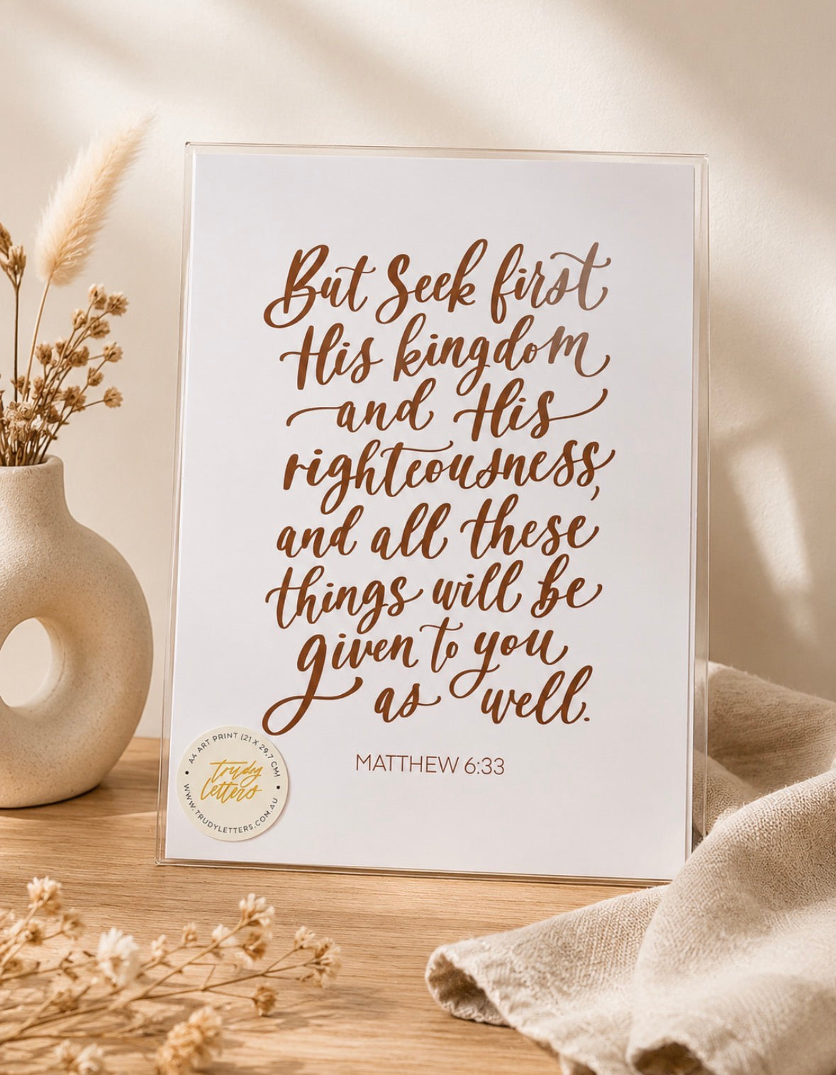 Matthew Scripture - Print