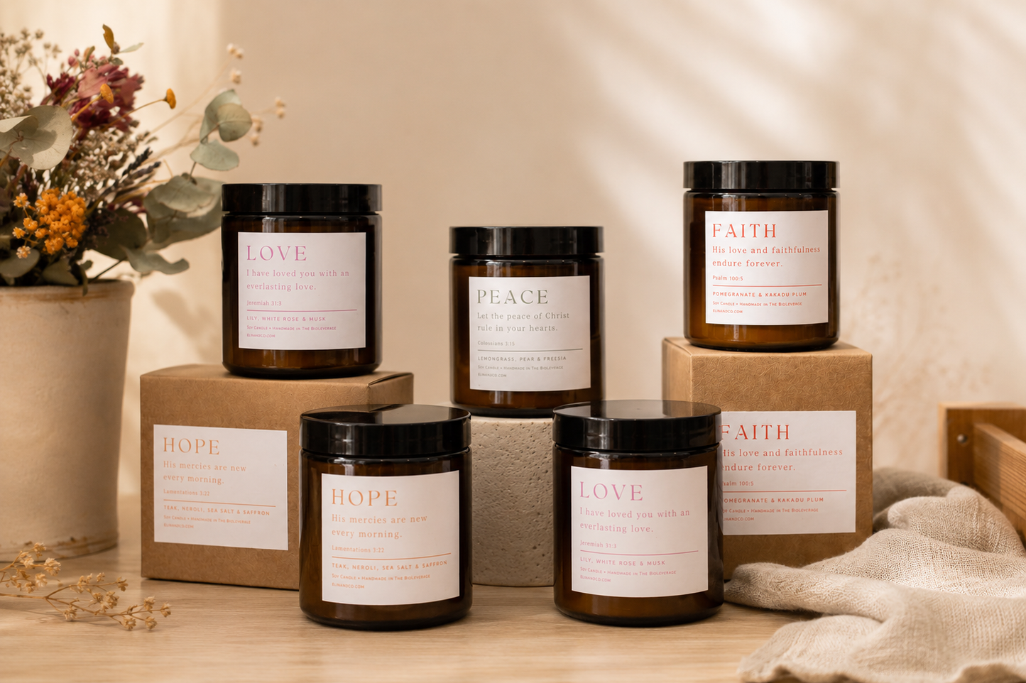 X-Large Faith Range Soy Candles