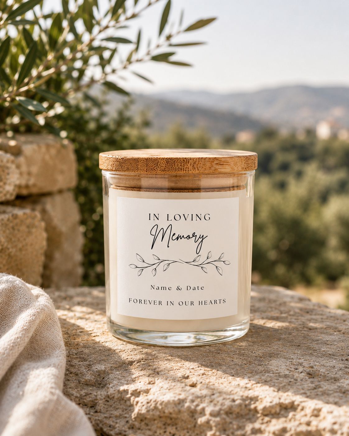 In Loving Memory Candle